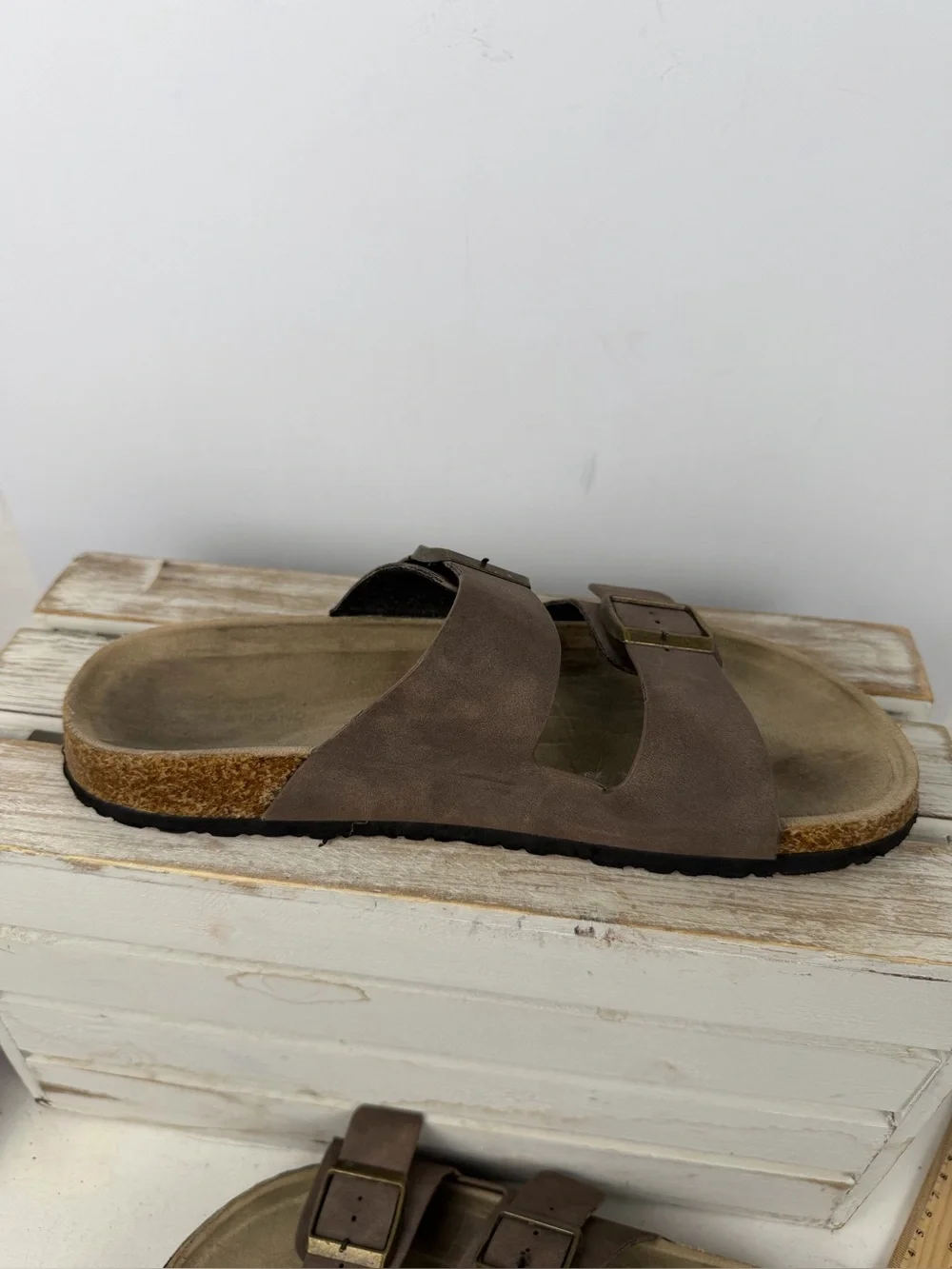 Lucky Brand Blanc M Mar Men’s Double strap slide sandals size 10M